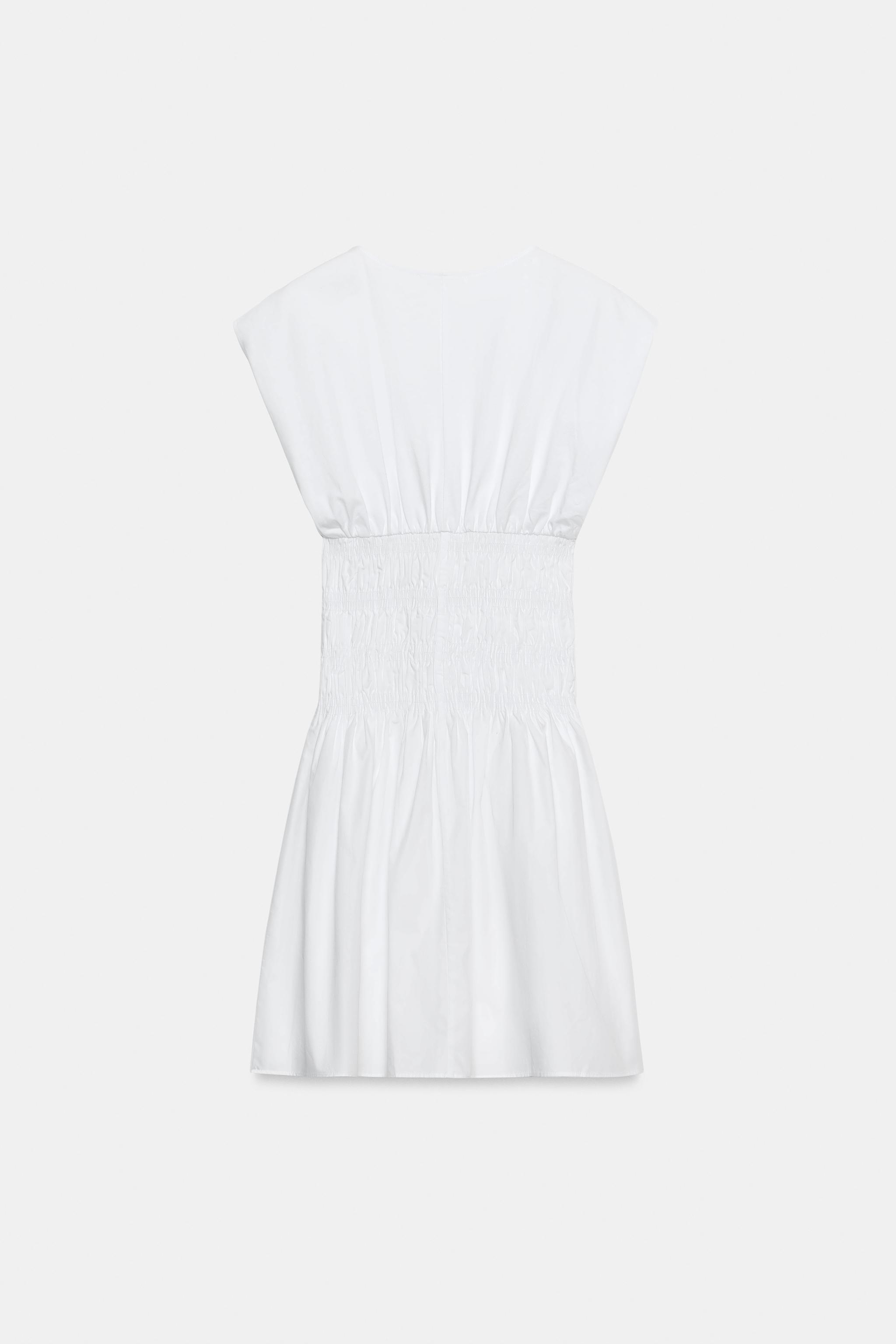 ROBE COURTE BIMATIÈRE POPELINE
